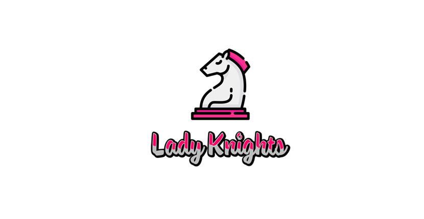 Soccer logo created with Tailor Brands - Lady Knights