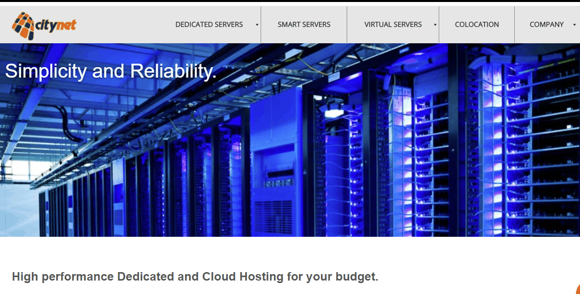 Dedicated Servers VPS Cloud Hosting CityNet Host