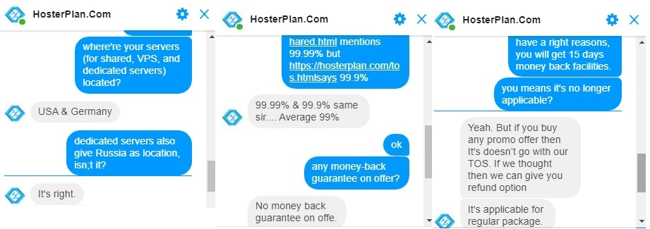 HosterPlan support final
