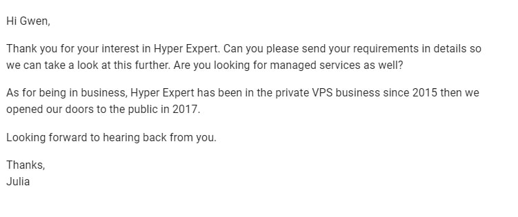 Hyper Expert Support