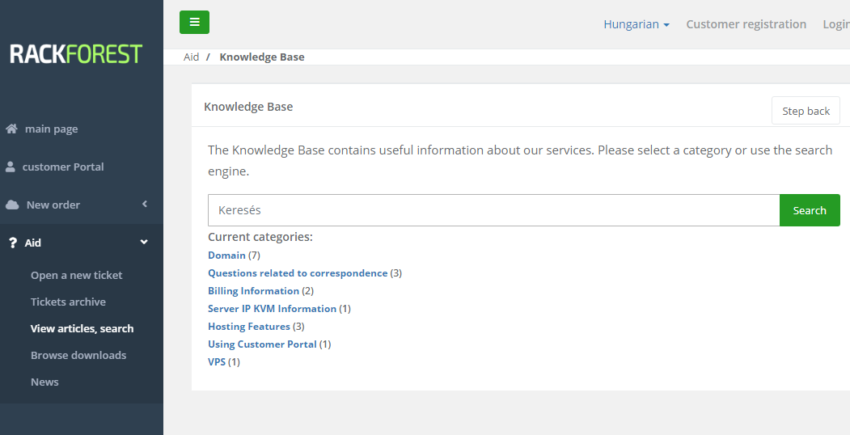 Knowledge Base RackForest 850x435