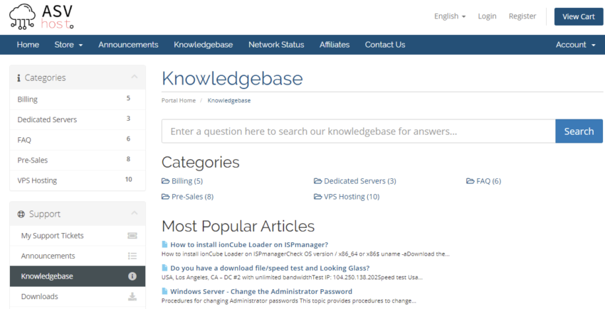 Knowledgebase Asvhost 850x435