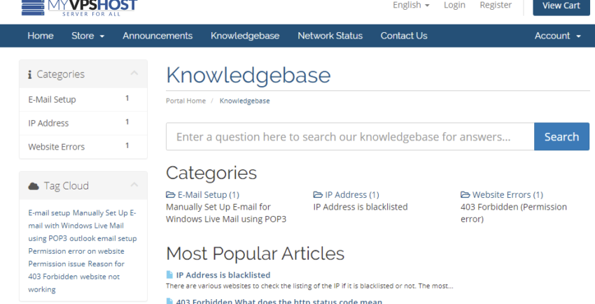 Knowledgebase My VPS Host 850x435