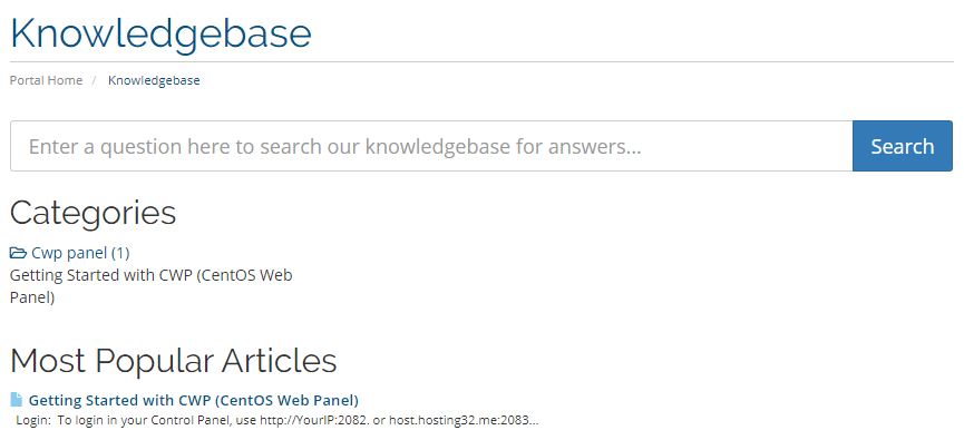 LuHoster knowledgebase