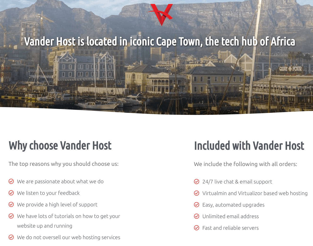 Vander Host Overview