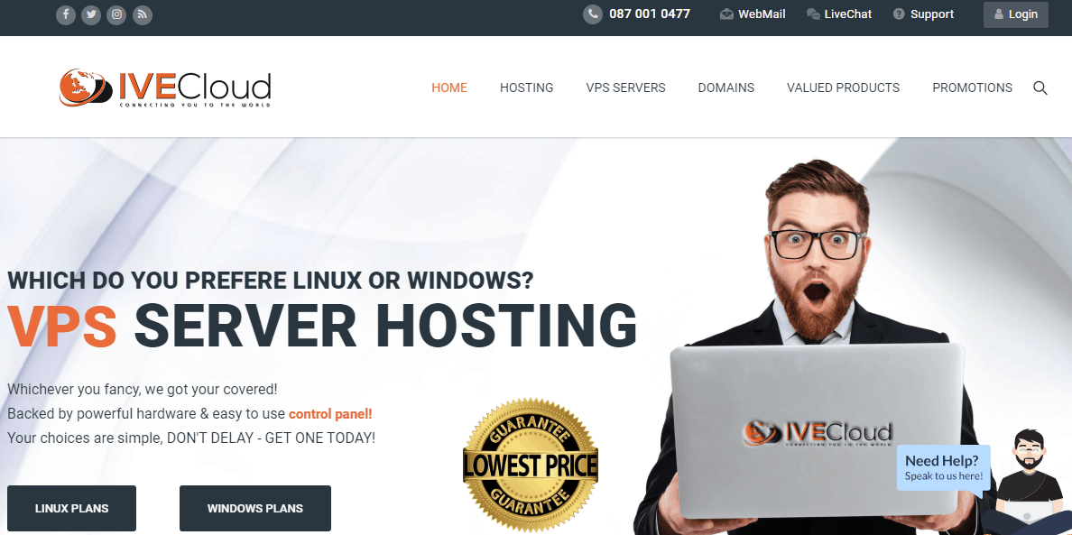 South Africa Web Hosting Reseller WordPress VPS Servers IVECloud