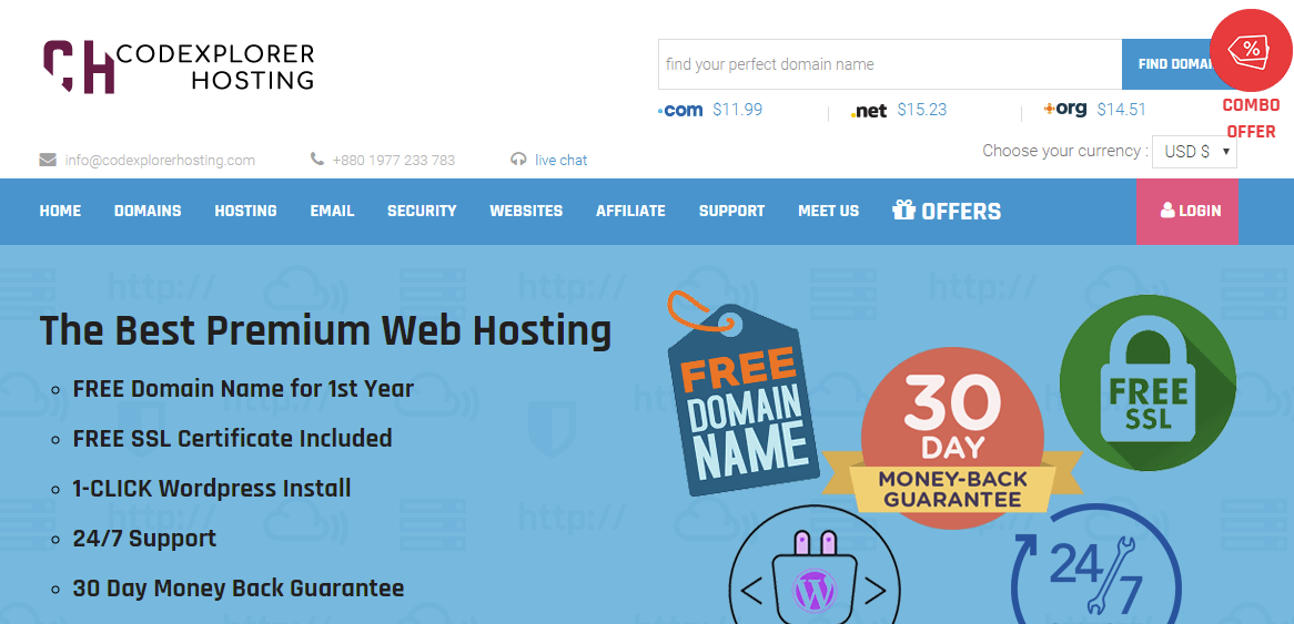 Web Hosting Wordpress Hosting Cloud Hosting Enterprise Email Codexplorer Hosting