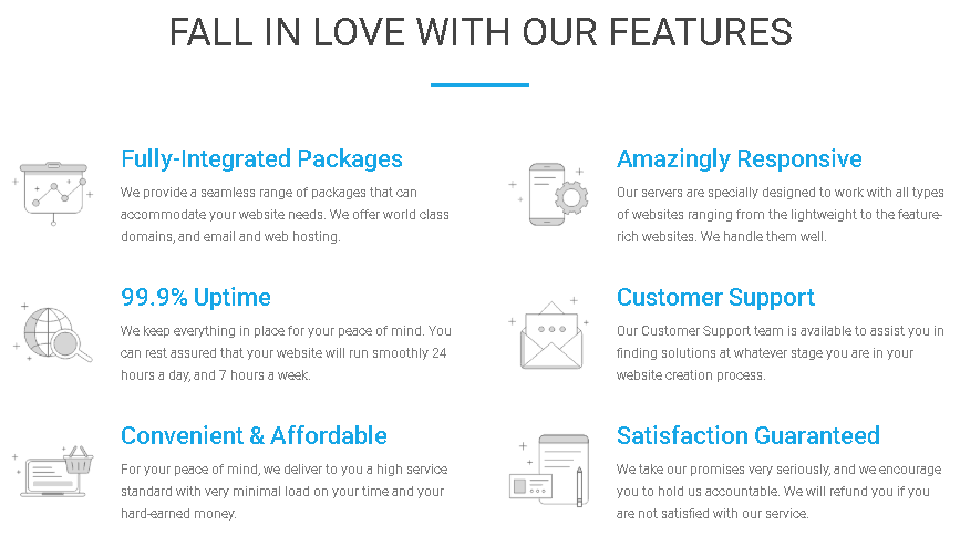 cxhosting features