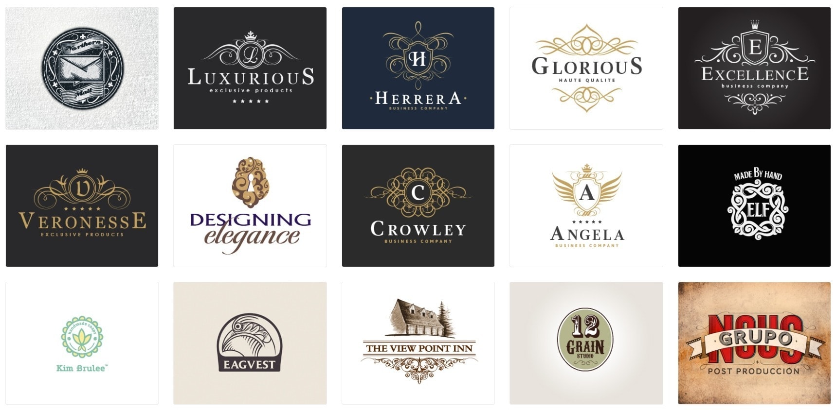 Logo Trends - Ornate Logos