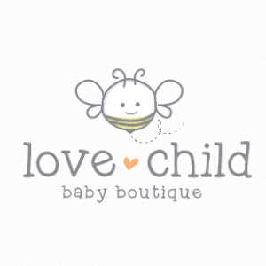Bee logo - Love Child Baby Boutique