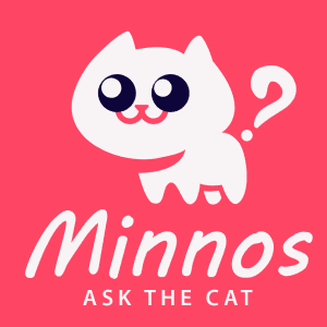 Cat logo - Minnos