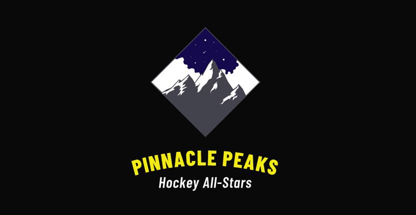 Sports logo made with Wix Logo Maker - Pinnacle Peaks Hockey All-Stars