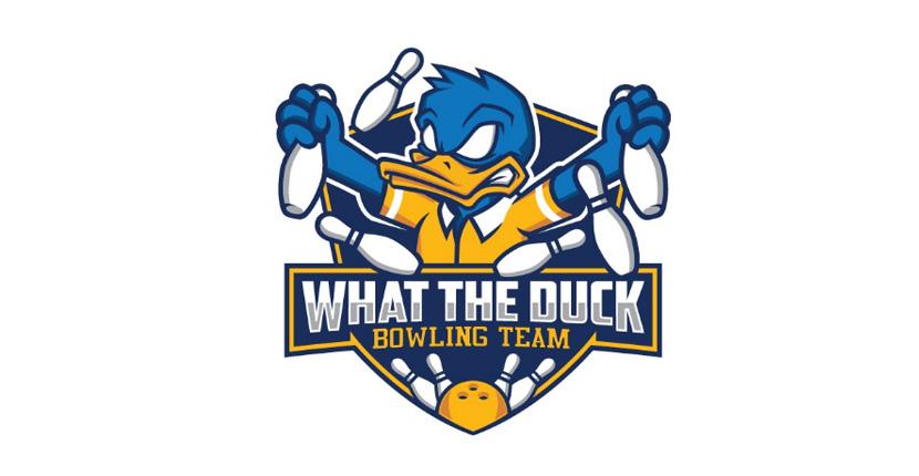 Sports logo - What the Duck Bowling Team