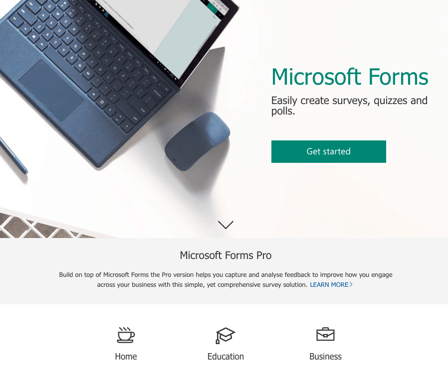 Microsoft forms