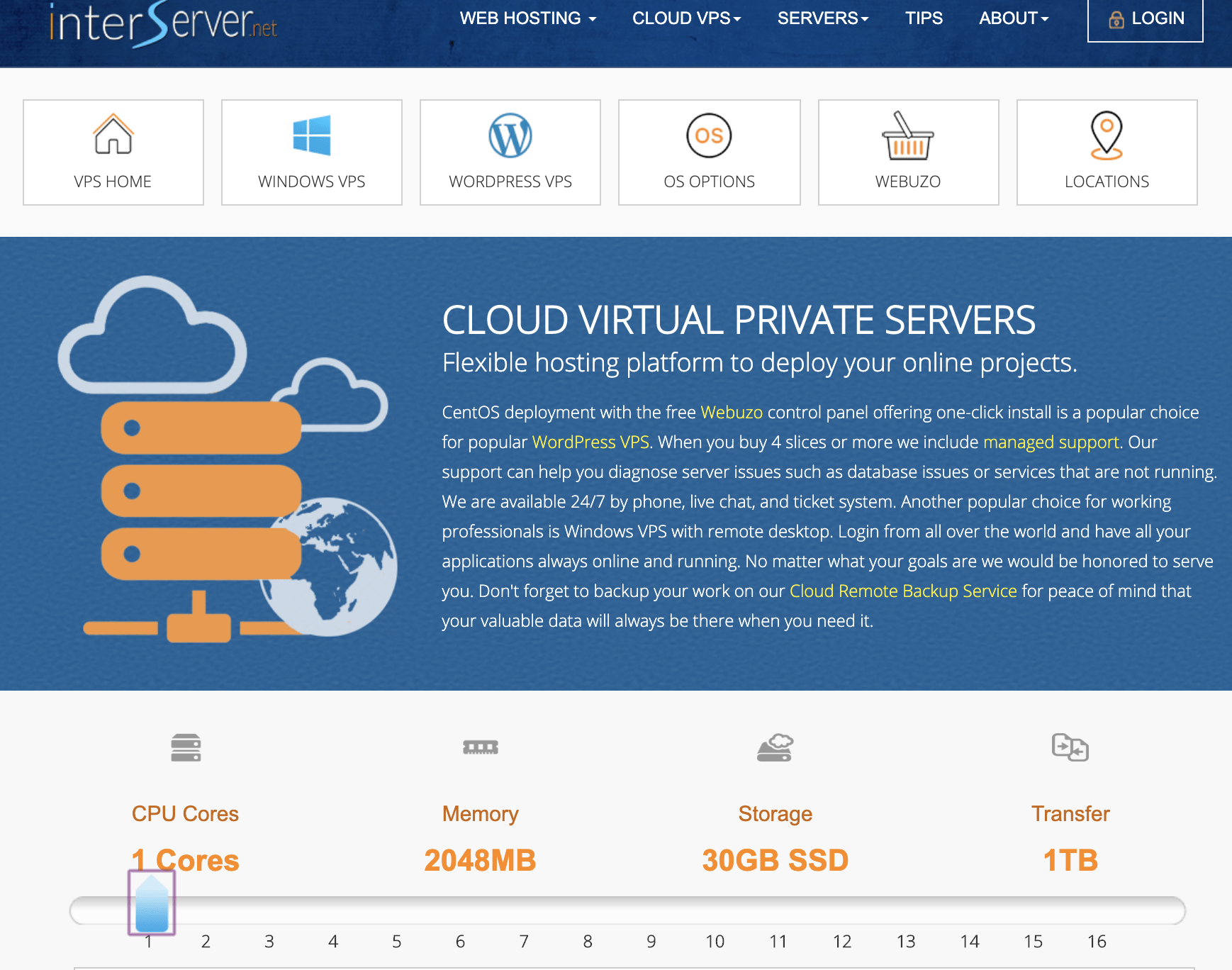 InterServer's Cloud Hosting