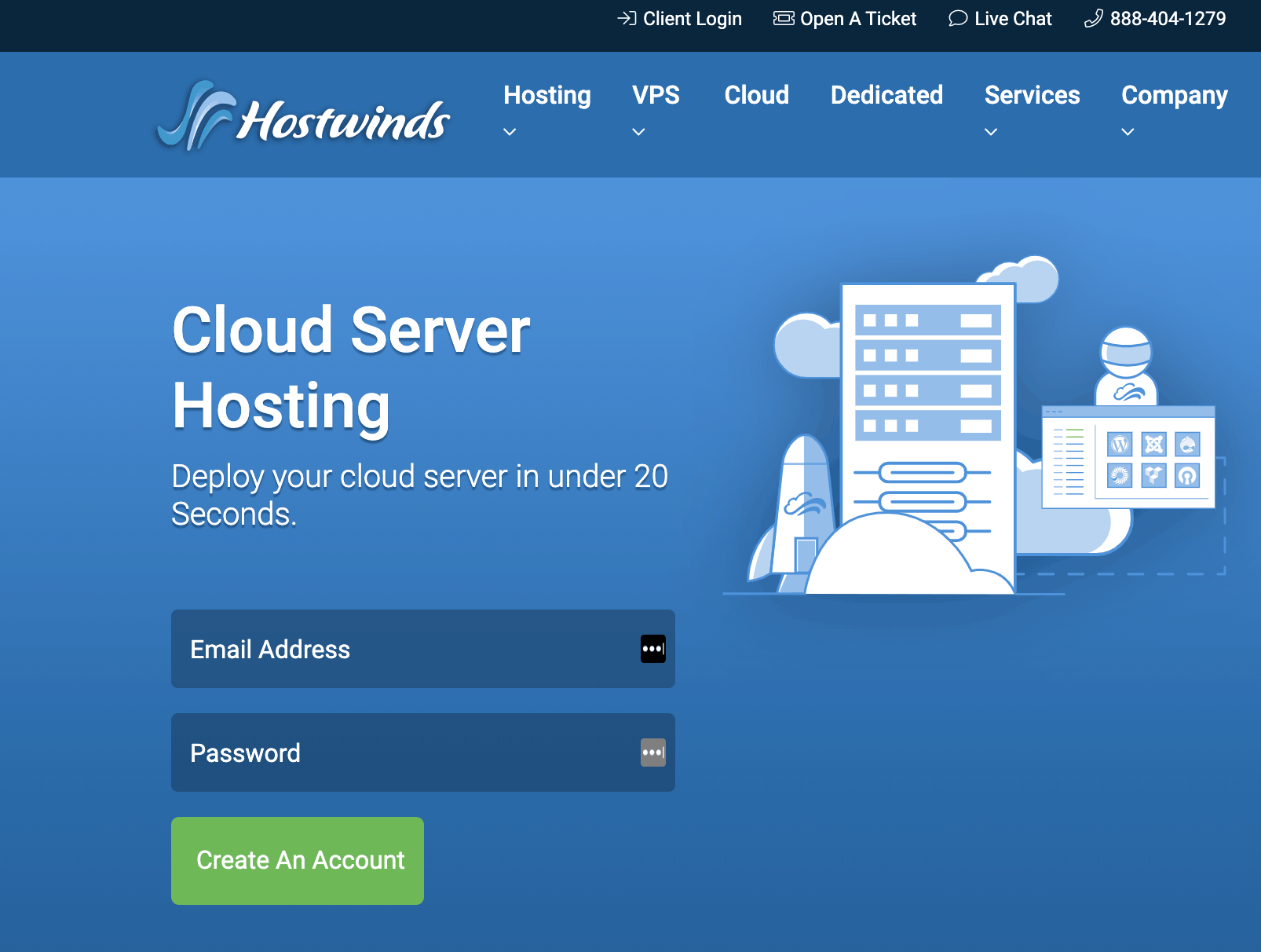 Hostwinds Cloud Server Hosting