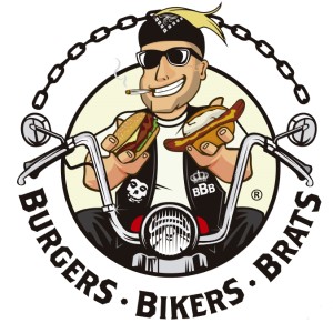 Motorcycle logo - Burger Bikers Brats