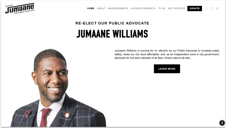 Jumaane Williams campaign website.