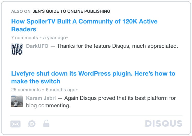 disqus content recirculation