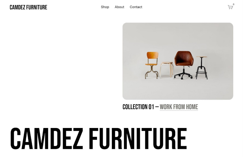 Squarespace Camdez template