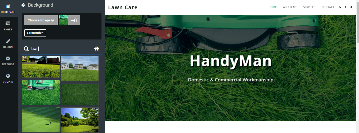 lawn care website