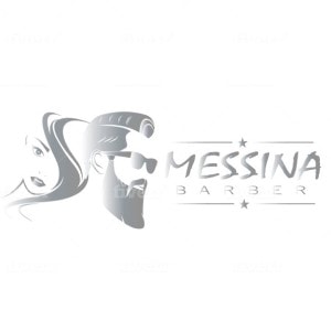 Hair logo - Messina Barber