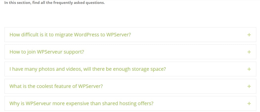 WPServeur FAQ 1