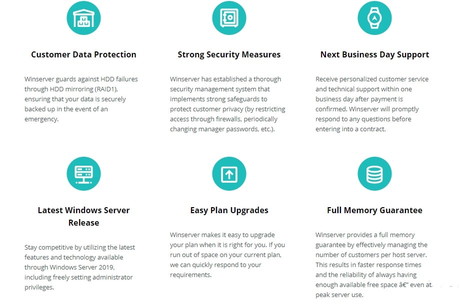 Winserver features