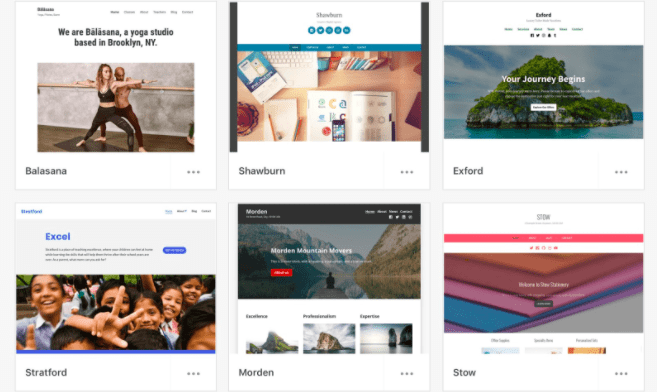 WordPress.com templates