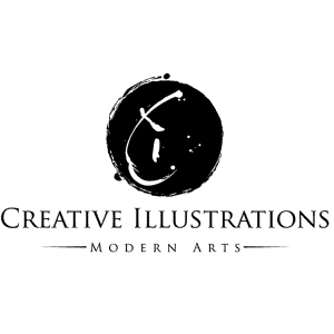 Art logo - Creative Illustrations Modern Arts