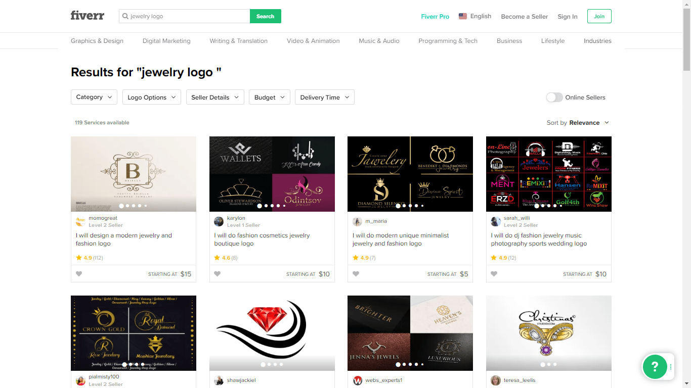 Top 10 Jewelry Logos, Jewelry Logo