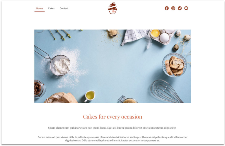 IONOS Bakery Template.