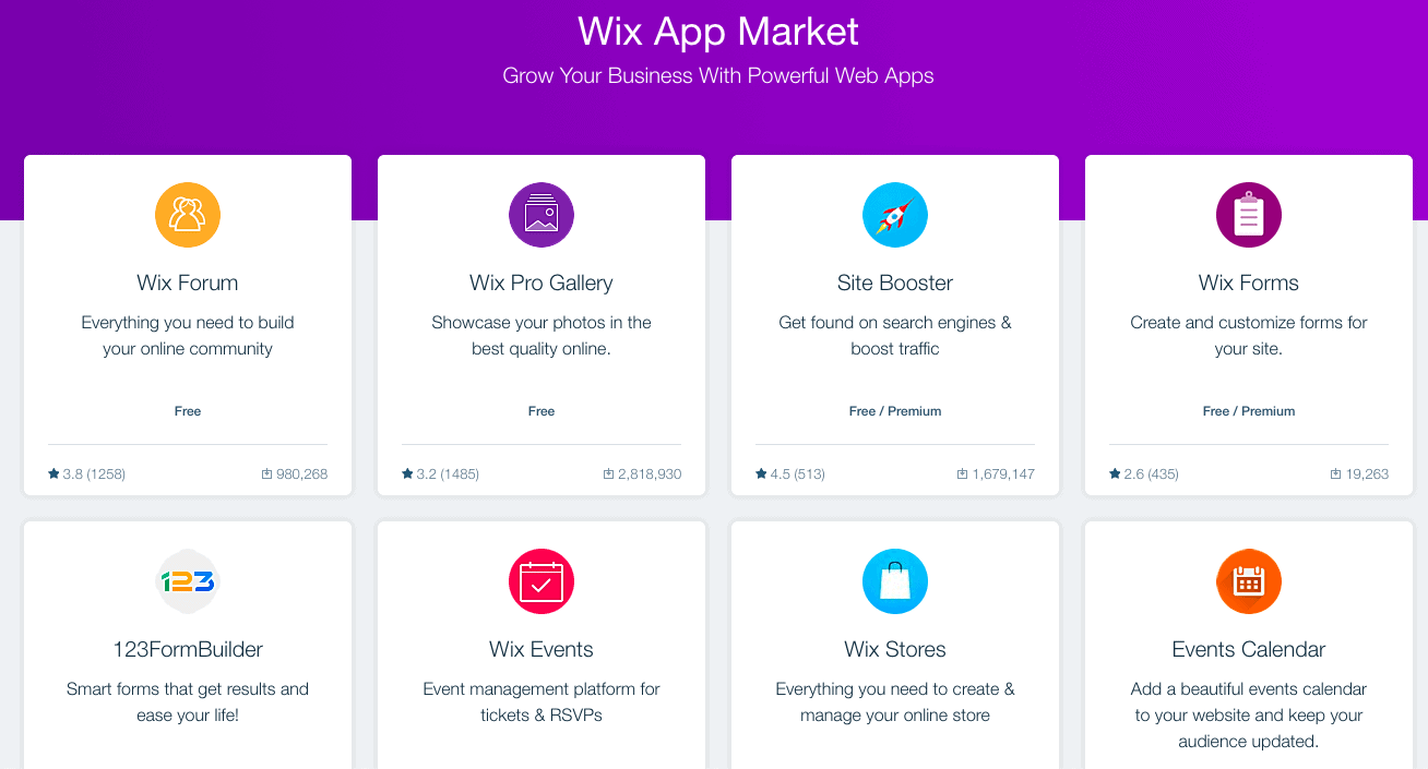 Wix App Market