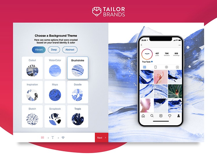 tailorbrands social_maker