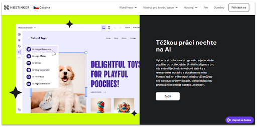 Hostinger Website Builder AI features