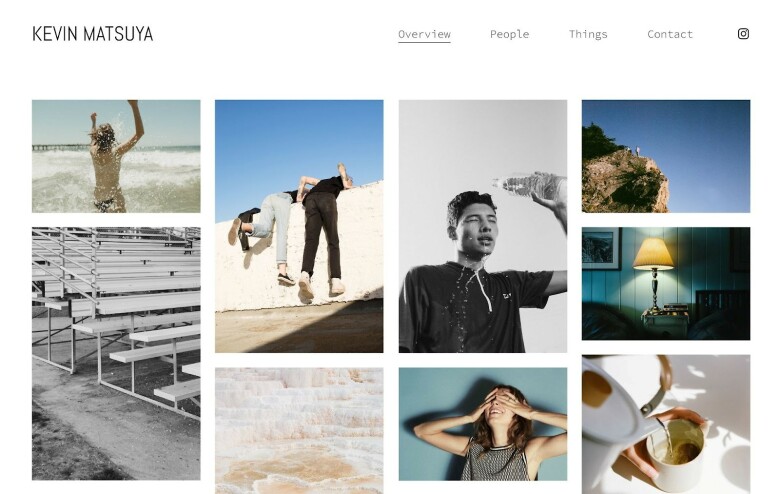 Squarespace Matsuya template.