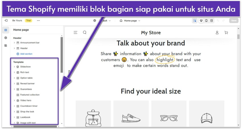 Shopify-editor-showing-site-s-About-page-with-template-blocks-highlighted-id