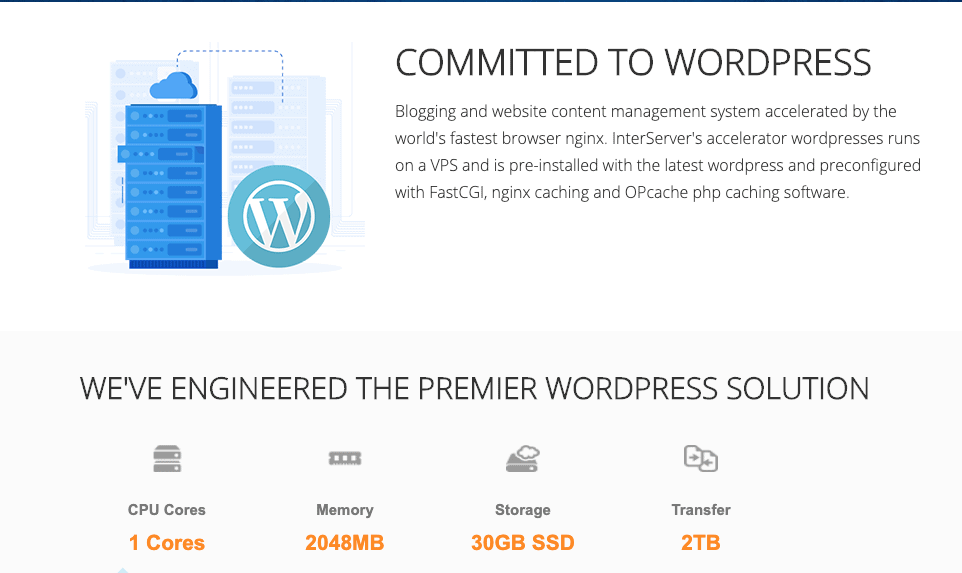 InterServer WordPress VPS