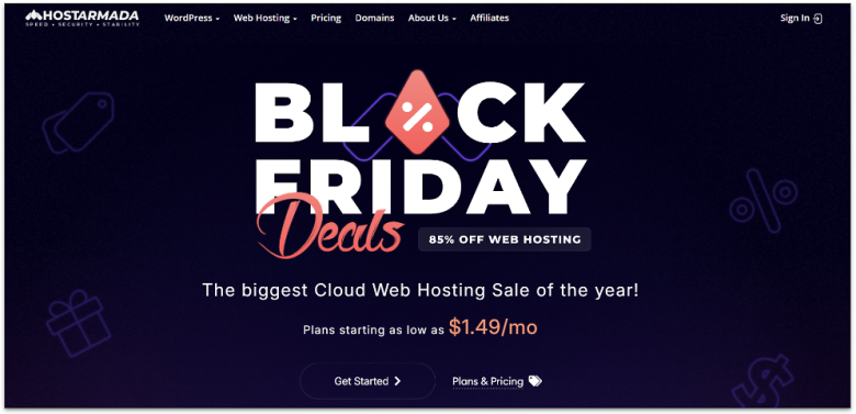 HostArmada Black Friday Deals.