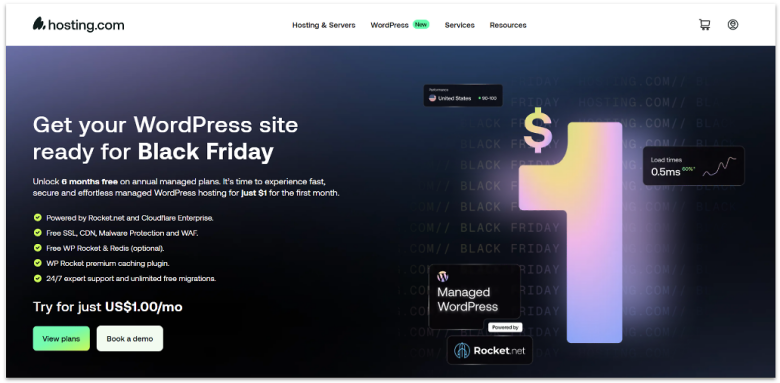 hosting.com Black Friday Deals.