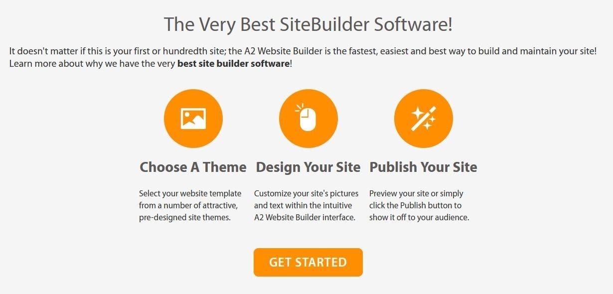 A2 Hosting - the A2 SiteBuilder