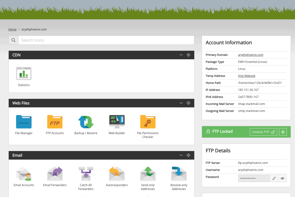StackCP with Eco Web Hosting