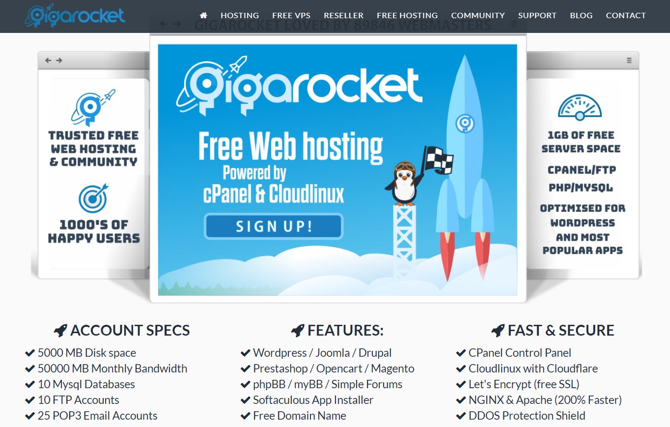 gigarocket features