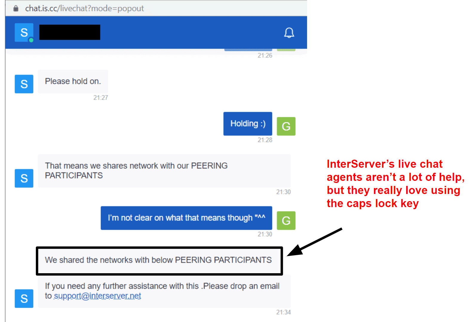 InterServer - Customer Support