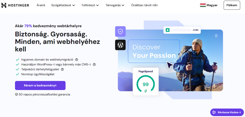 hostinger website - hu