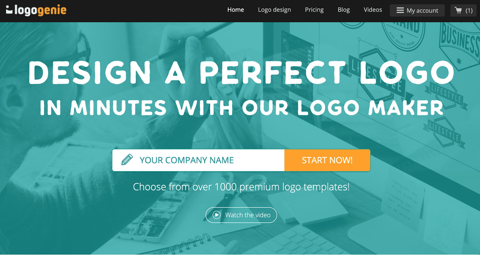 Logogenie homepage