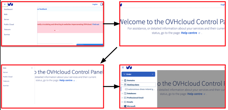 OVH sign up process