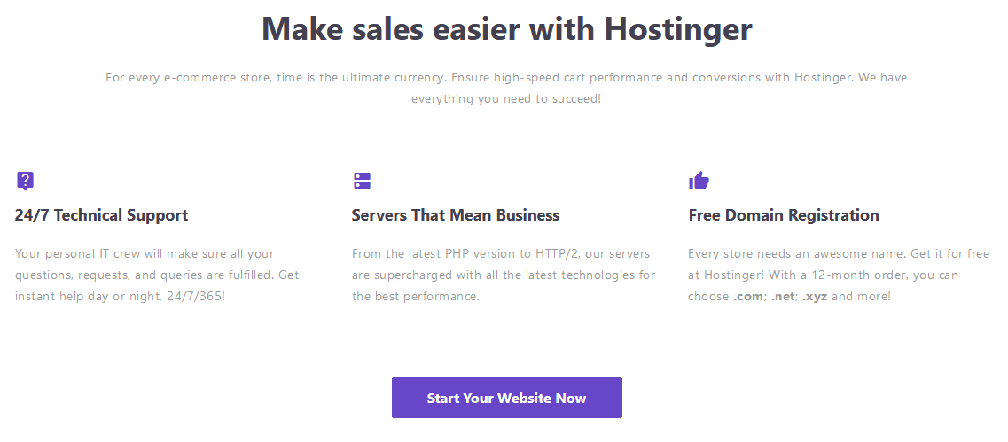 Hostinger’s High-Speed Ecommerce Solutions