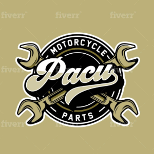 Typography logo - Pacu Motorcycle Parts