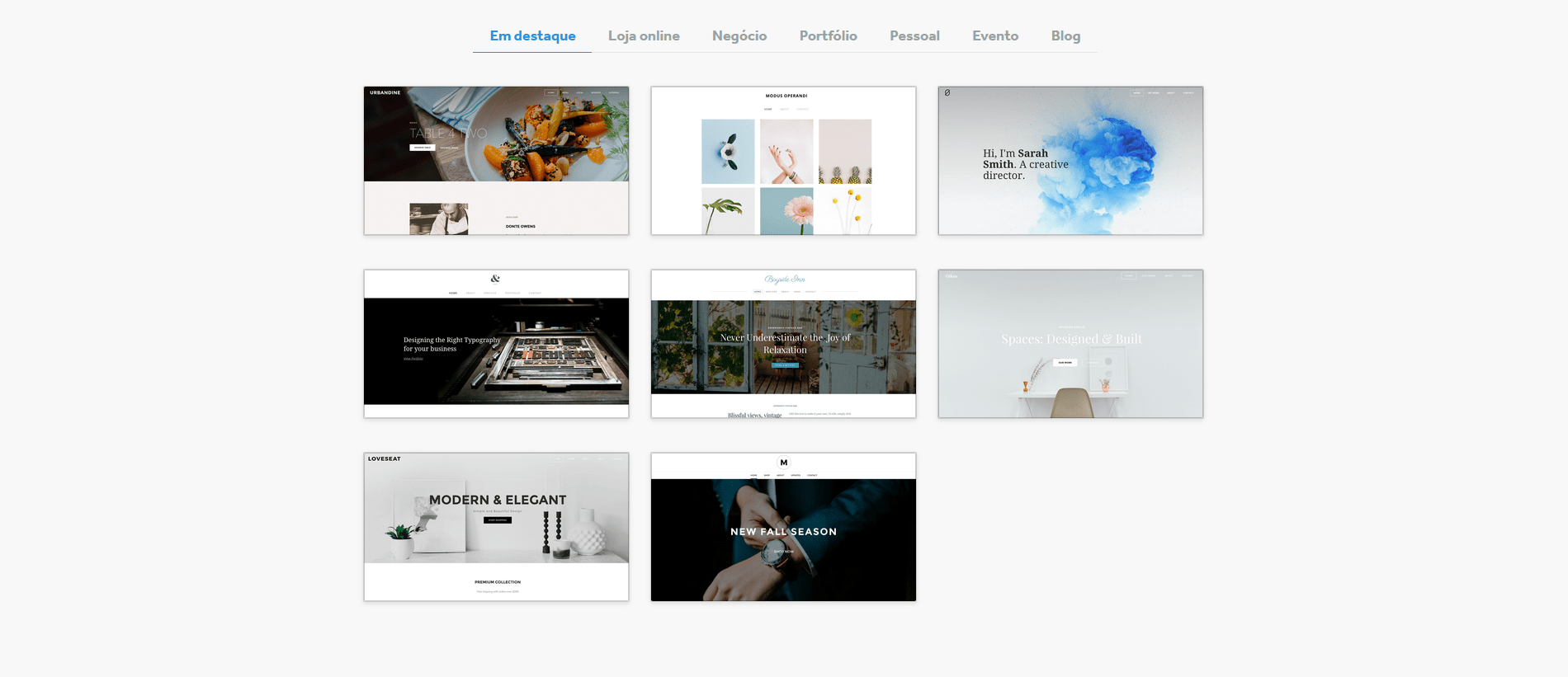 Weebly Themes_pt